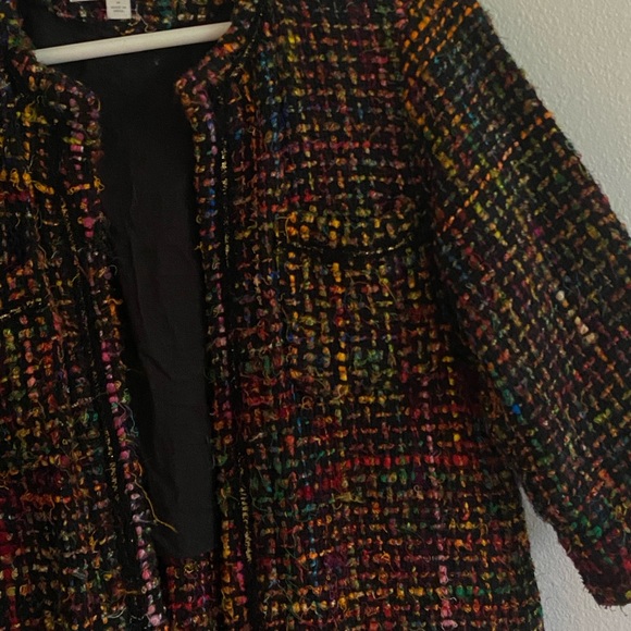 Chnel Inspired Colorful Tweed Jacket - Picture 2 of 7